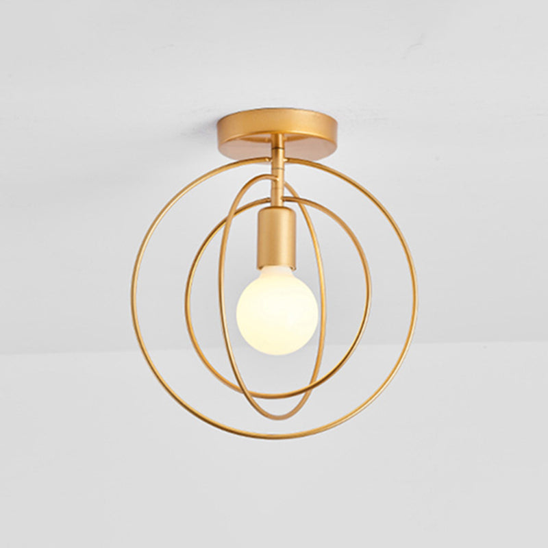 Simpuzzo di metallo rotabile Simplicity Light Bulb Single Bulb Onge Modern Style Aisle Secondo