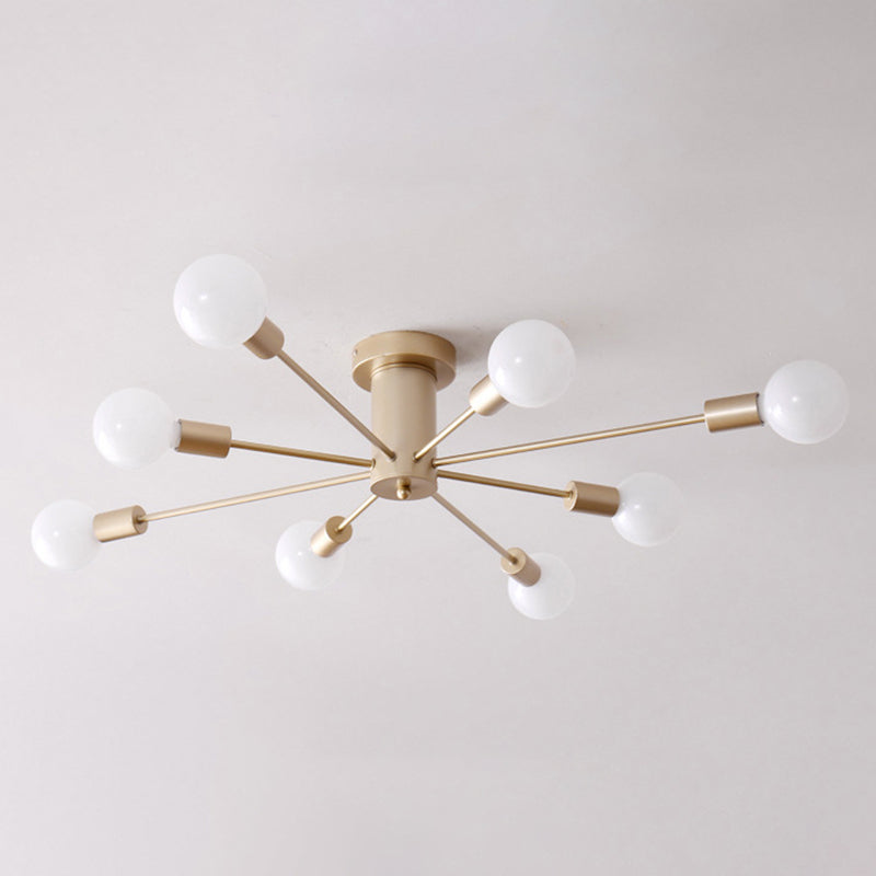 Stile molecolare Minimalismo a filo-lampadina a sfioramento design del soggiorno lampada da soffitto