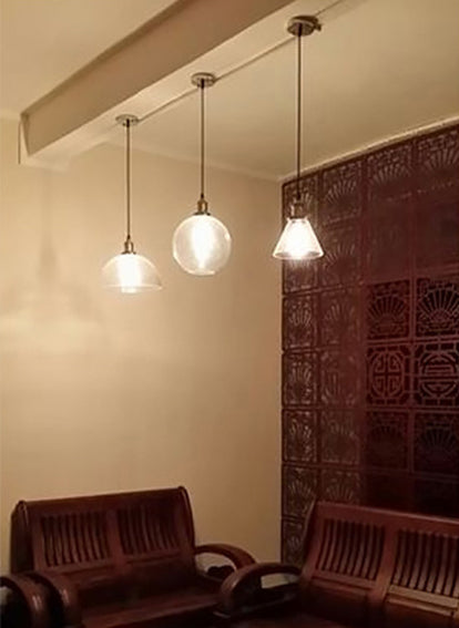 1 Light Light Kit Retro Industrial Metal Hanging Light with Hanging Cord for Restaurant