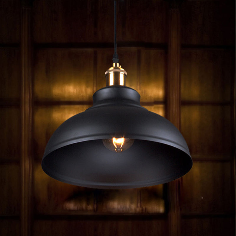 Painted Metal Pendant Lighting Industrial Style Restaurant Pendant Ceiling Light