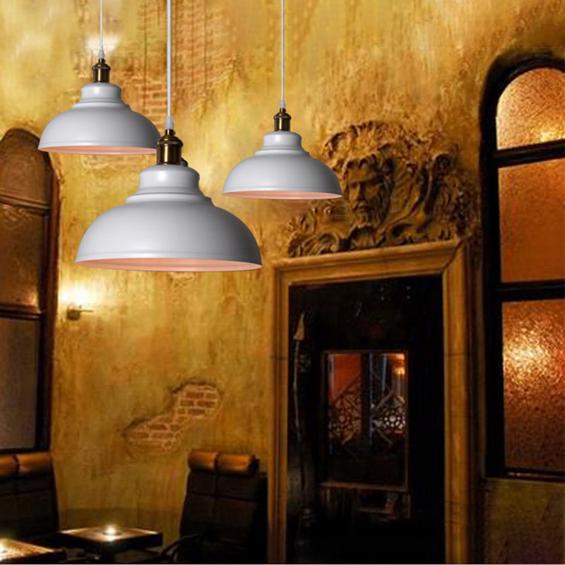 Painted Metal Pendant Lighting Industrial Style Restaurant Pendant Ceiling Light