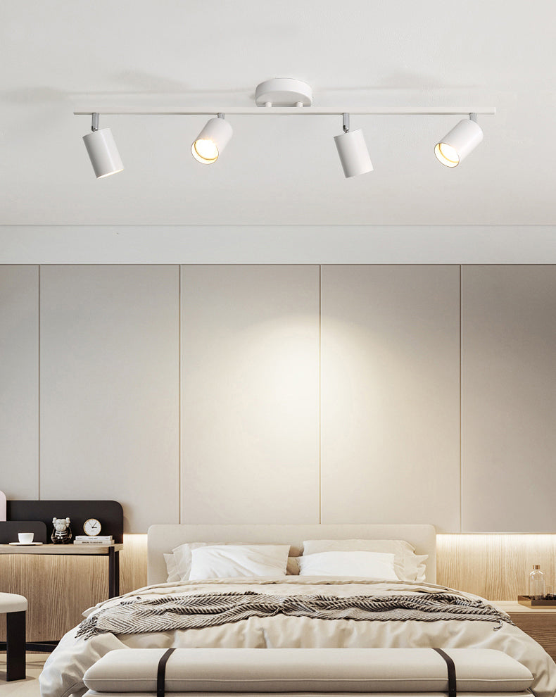 Nordische zylindrische Metallstrecke Scheinwerfer Flush Mount LED Light für Küche und Schlafzimmer