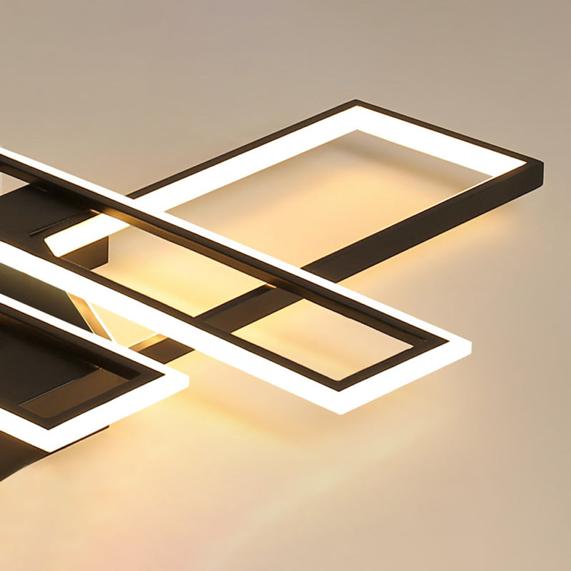 Lampada a soffitto in metallo minimalista moderno a forma geometrica LED LED ALIMINE DI MONTRO DELLA CAMERA