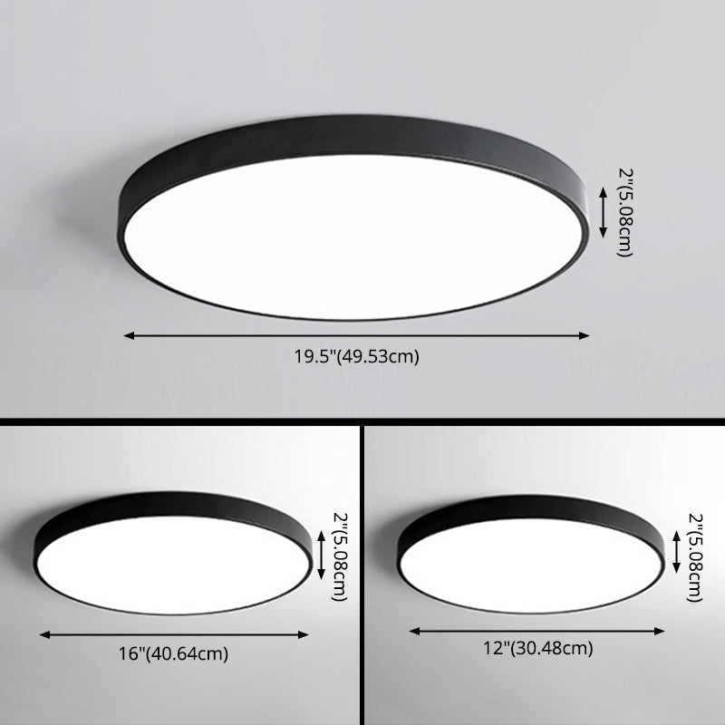 Luminaires de plafond encastrés modernes, lampe encastrée en acrylique