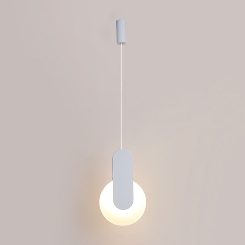 Minimaliste petit pendentif à la hauteur acrylique à hauteur de chevet réglable LED PENDULUL