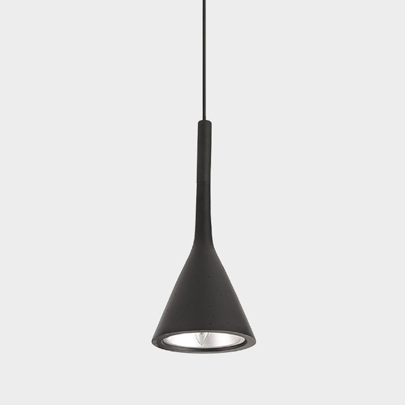 Metal Tapered Hanging Light Nordic Modern Style 1 Light  Restaurant Ceiling Pendant Lamp