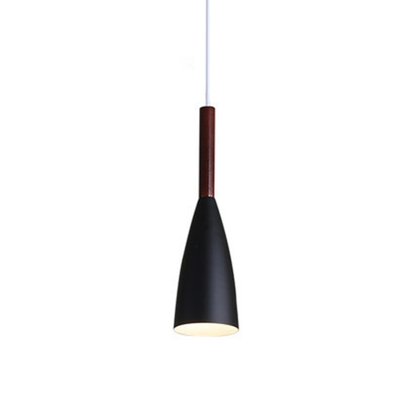 Metal Tapered Hanging Light Nordic Modern Style 1 Light  Restaurant Ceiling Pendant Lamp