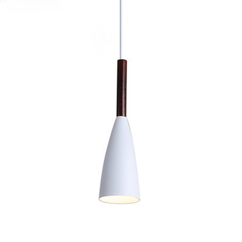 Metal Tapered Hanging Light Nordic Modern Style 1 Light  Restaurant Ceiling Pendant Lamp