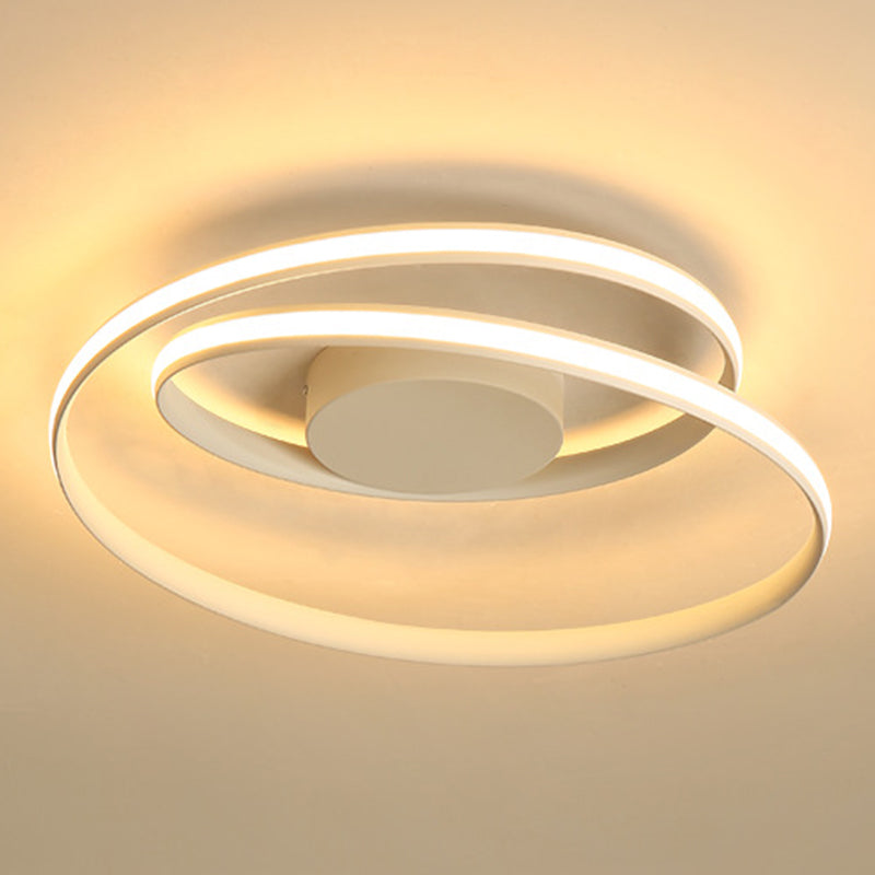 Twist Living Room Ceiling Light Fixture Metal LED Simplicity Close to Ceiling Lighting