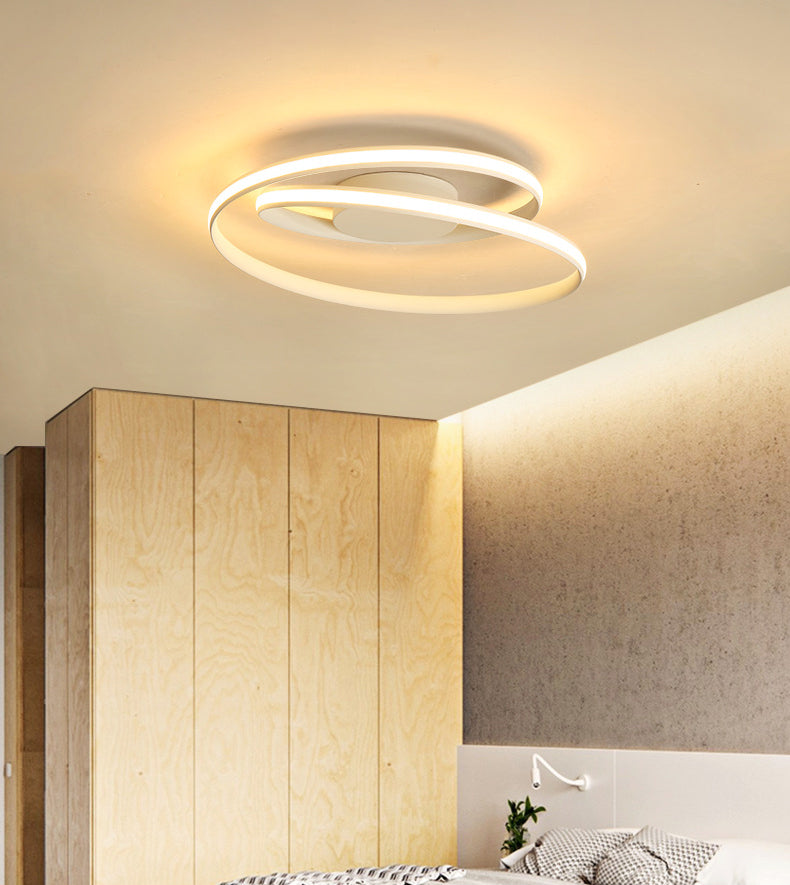 Twist woonkamer plafondlamp met metalen led eenvoud dicht bij plafondverlichting