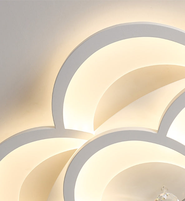 Modern Flower-Shaped Ceiling Flush Mount Lights Acrylic Ceiling Flush