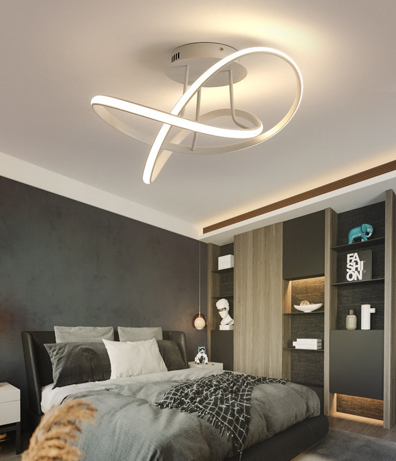 Acrilico a spirale vicino all'illuminazione del soffitto Simple Light Light Sequent'anni