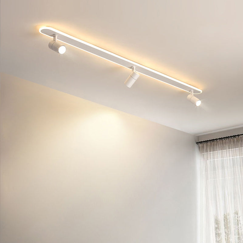 Moderne Aluminiumlampe LED Flush Mount Schmiedeeisendecke für kommerzielle Stelle