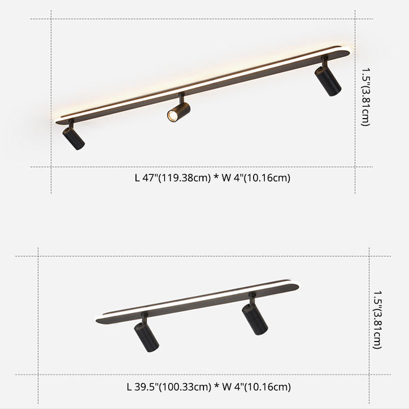 Moderne aluminium lamp LED VLOK MOUNT Smeedijzeren plafondarmatuur voor commerciële plaats