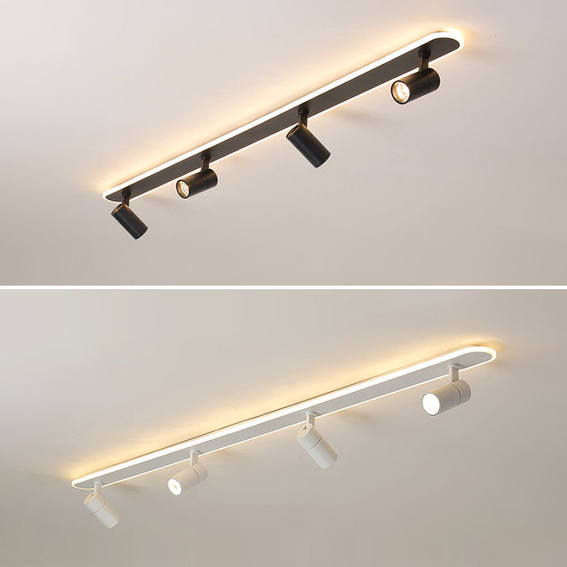 Moderne Aluminiumlampe LED Flush Mount Schmiedeeisendecke für kommerzielle Stelle