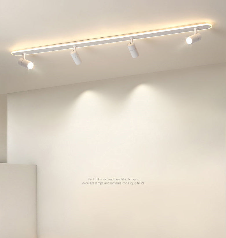 Modern Aluminium Lamp LED Flush Mount Wrought Iron Ceiling Fixture for Commercial Place