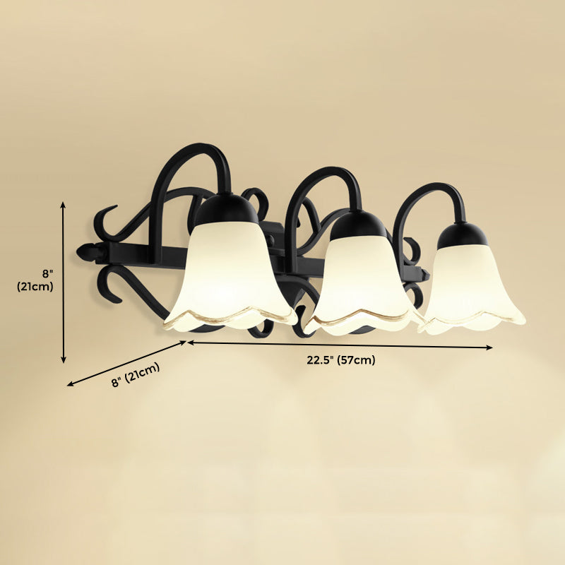 Vintage Style 3-Light Wall Light Traditional Bathroom Vanity Light