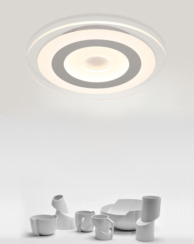 Circular Flush Mount Ceiling Lights Modern Acrylic Flushmount