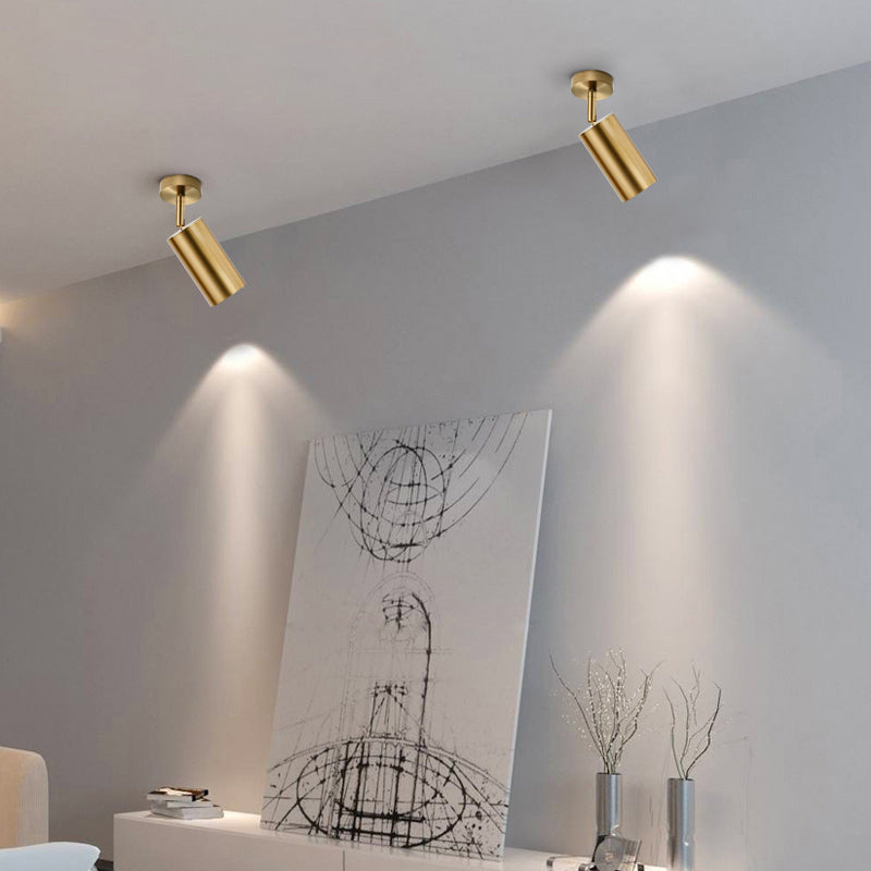 Moderne Spurbeleuchtungsideen Messing Farbe Luxus Oberfläche Mountes Licht Wohnzimmer Hintergrund Haus und Bekleidungsgeschäft Werbelicht für Werbelicht