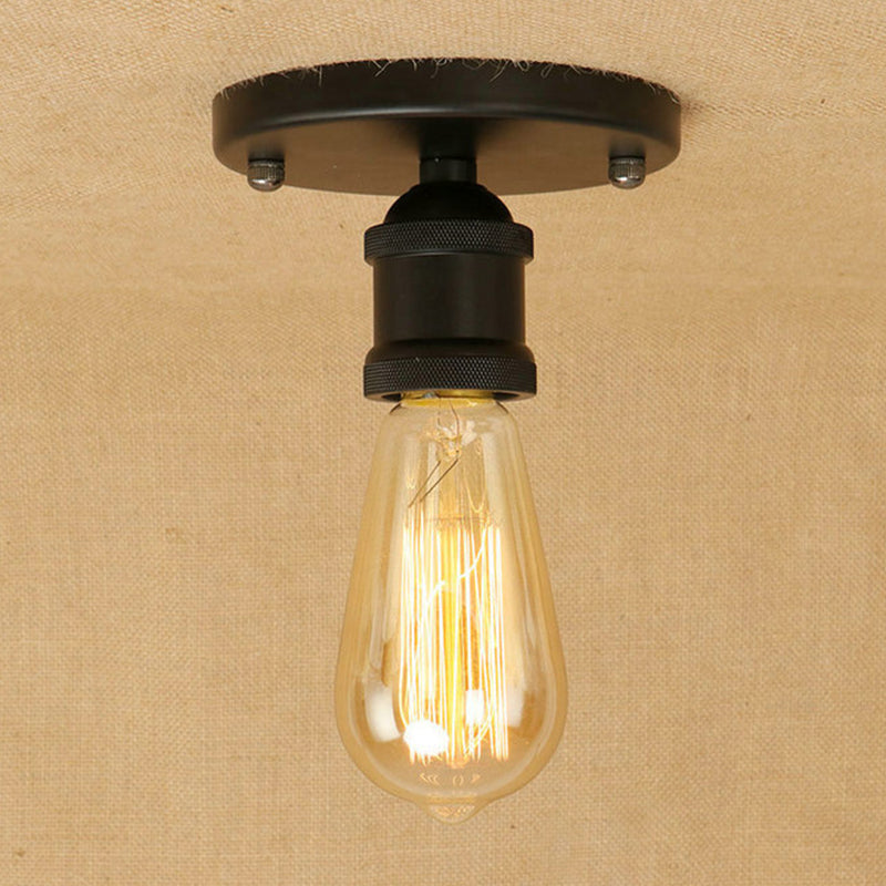 5.3 "Bombilla de ancho de ancho de 1 luz de 1 luz Lámpara de estilo de estilo industrial de estilo industrial Lámpara de montaje de flush