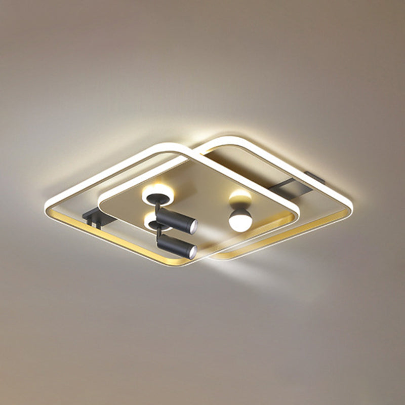 Super Dünne Spur Licht Led Bündig Mount Licht Quadratisch Licht Rechteck Muti-Schicht Schlafzimmer Wohnzimmerlicht