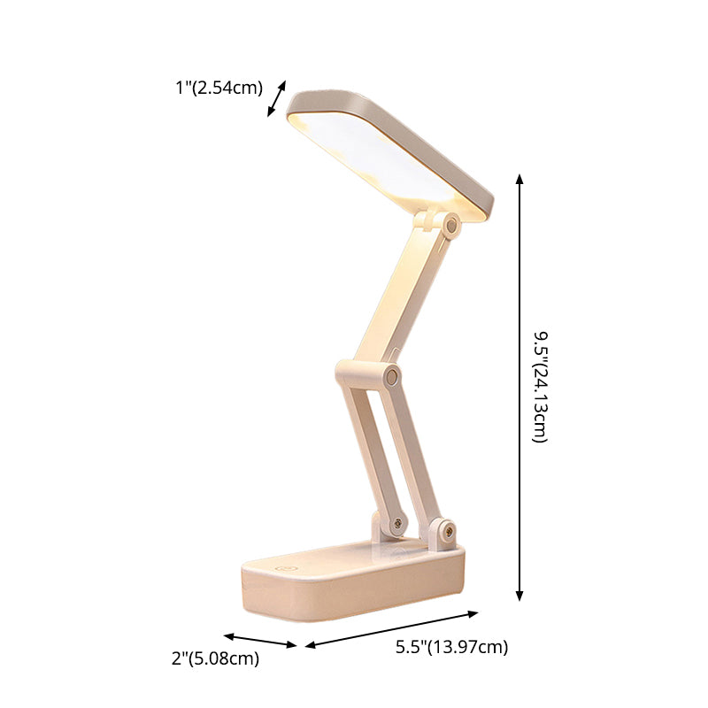 Moderne dimmbare LED -Tischlampe Plastiktischleuchte