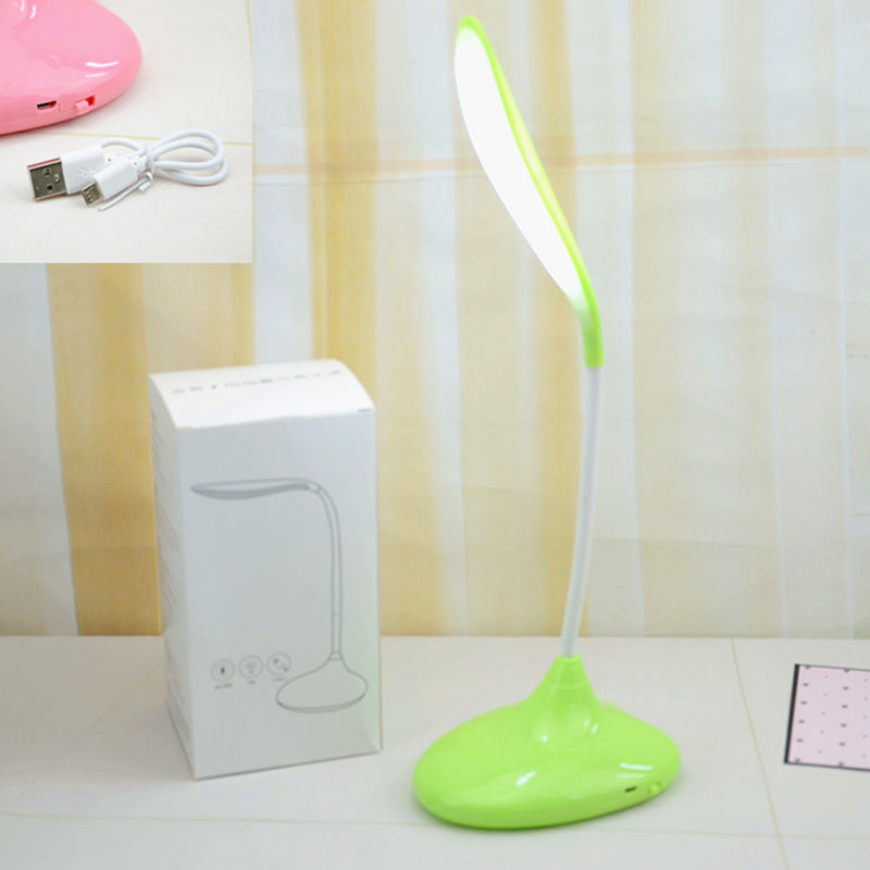 USB Charging Mini LED Table Lamp Macaroon Style Eye Protection Reading Light for Bedroom