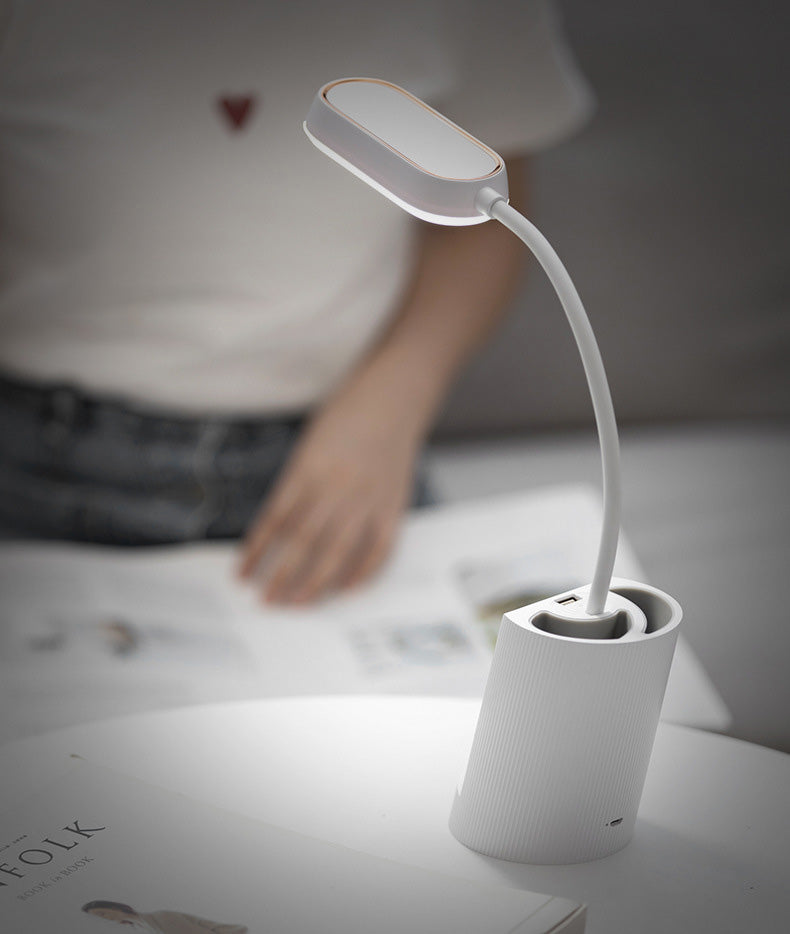 Modern Table Light Table Lamp With Usb Port Plastic 1 Light Table Lamp