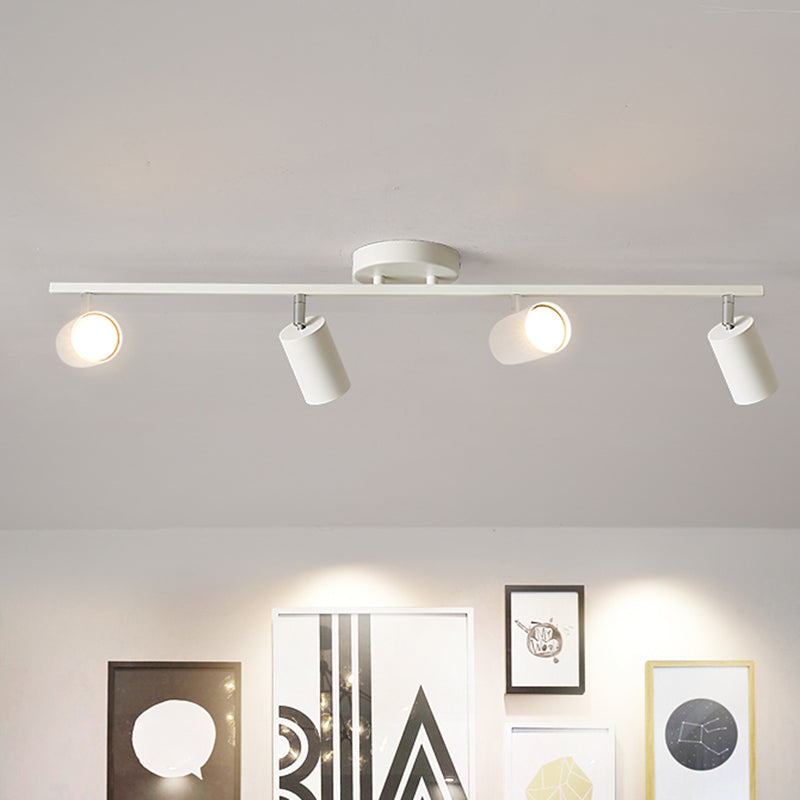 Metalen track hanglampverlichting Super Bright Modern Minimalistische stijl oppervlak Oppervlak gemonteerd Spotlight voor thuis woonkamer tv -achtergrond