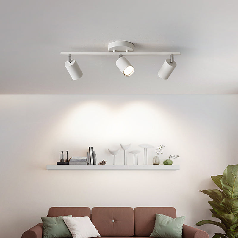 Metalen track hanglampverlichting Super Bright Modern Minimalistische stijl oppervlak Oppervlak gemonteerd Spotlight voor thuis woonkamer tv -achtergrond