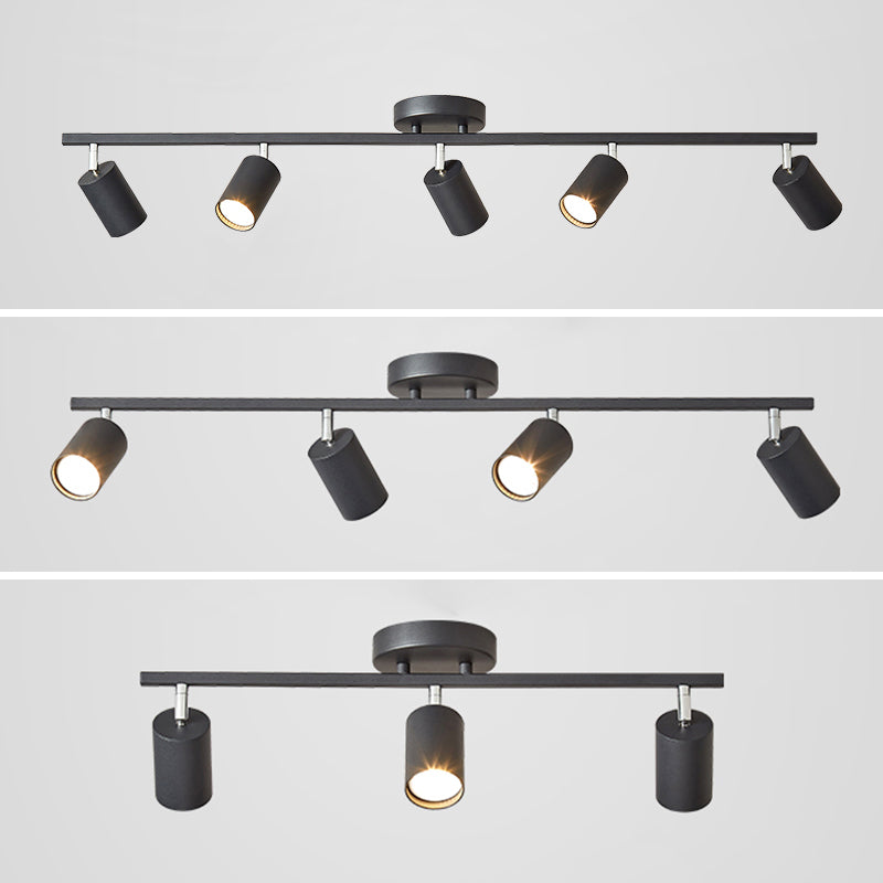 Metalen track hanglampverlichting Super Bright Modern Minimalistische stijl oppervlak Oppervlak gemonteerd Spotlight voor thuis woonkamer tv -achtergrond