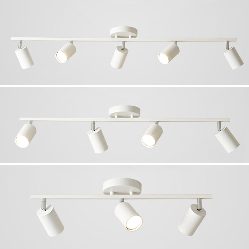 Metalen track hanglampverlichting Super Bright Modern Minimalistische stijl oppervlak Oppervlak gemonteerd Spotlight voor thuis woonkamer tv -achtergrond