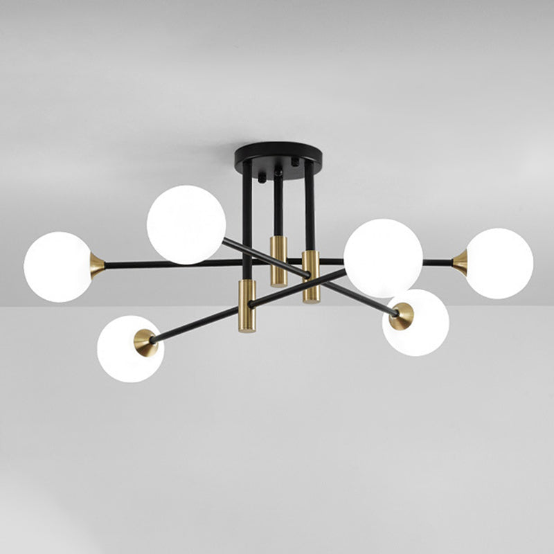 Sfere Light Semi Filfture Light Semi Minimalist Style Semi Flush Mount Affermazione Luce