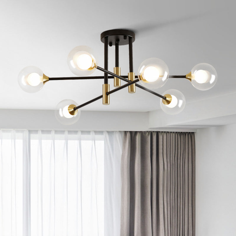 Sfere Light Semi Filfture Light Semi Minimalist Style Semi Flush Mount Affermazione Luce