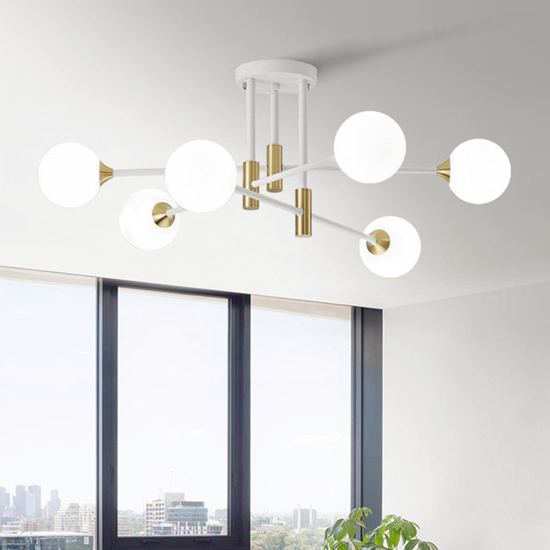 Sfere Light Semi Filfture Light Semi Minimalist Style Semi Flush Mount Affermazione Luce