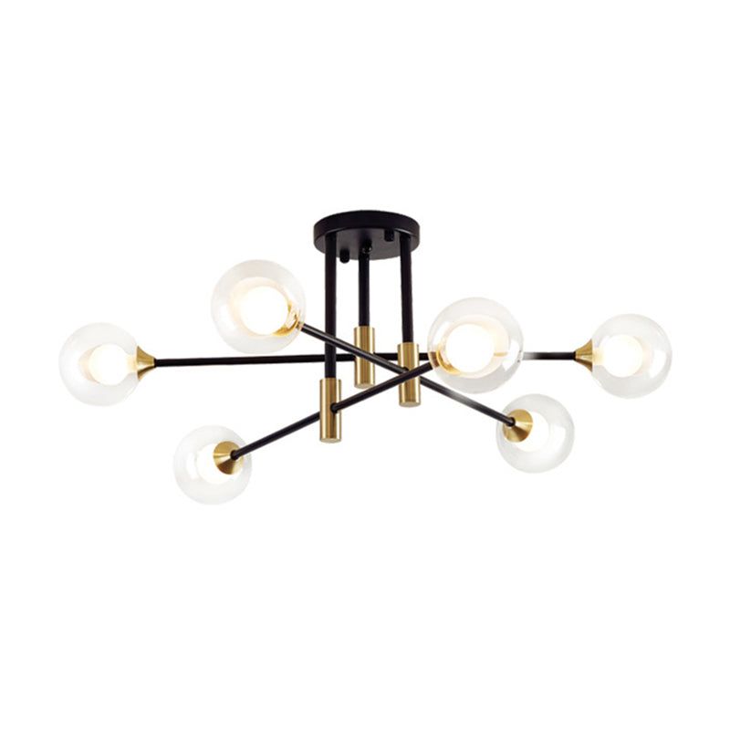 Sfere Light Semi Filfture Light Semi Minimalist Style Semi Flush Mount Affermazione Luce