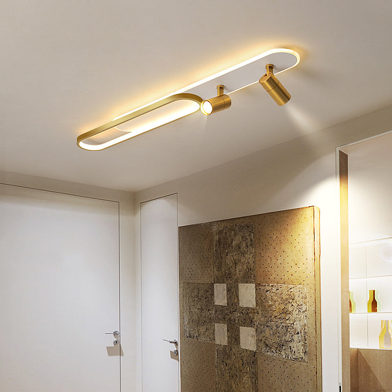 Industrial Flush Mount Light LED Lighting Lineare Flush Monte Lighting Tiered Flush Monte Light in Bedroom o Cloakroom