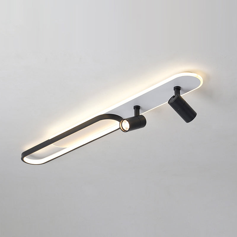 Industrial Flush Mount Light LED Lighting Lineare Flush Monte Lighting Tiered Flush Monte Light in Bedroom o Cloakroom