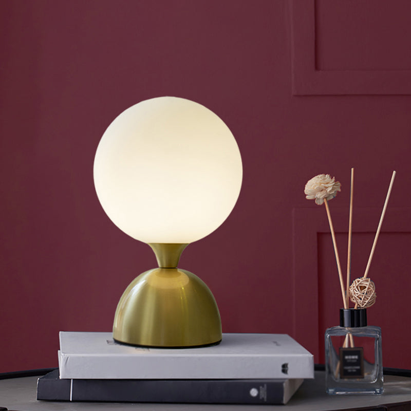 Modern Globe Table Lamp Glass 1 Light Table Light