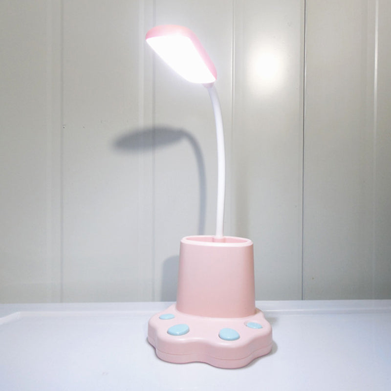 Macaroon Style Mini LED Table Lamp USB Charging Adjustable Arm Design Desk Light for Bedroom