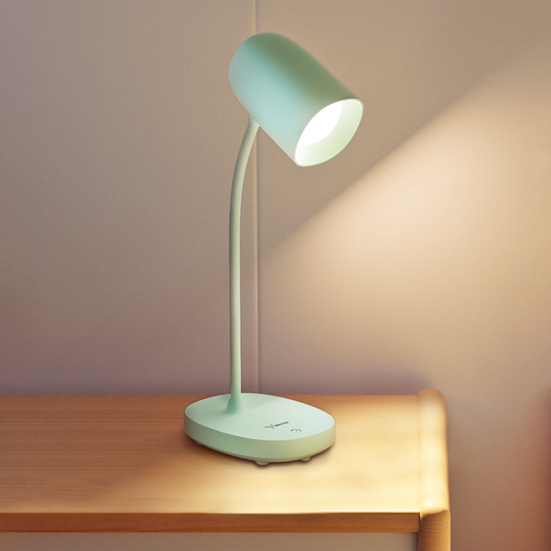 Minimalism Macaroon LED Table Lamp USB Charging Dimmable ABS Nightstand Light for Bedroom