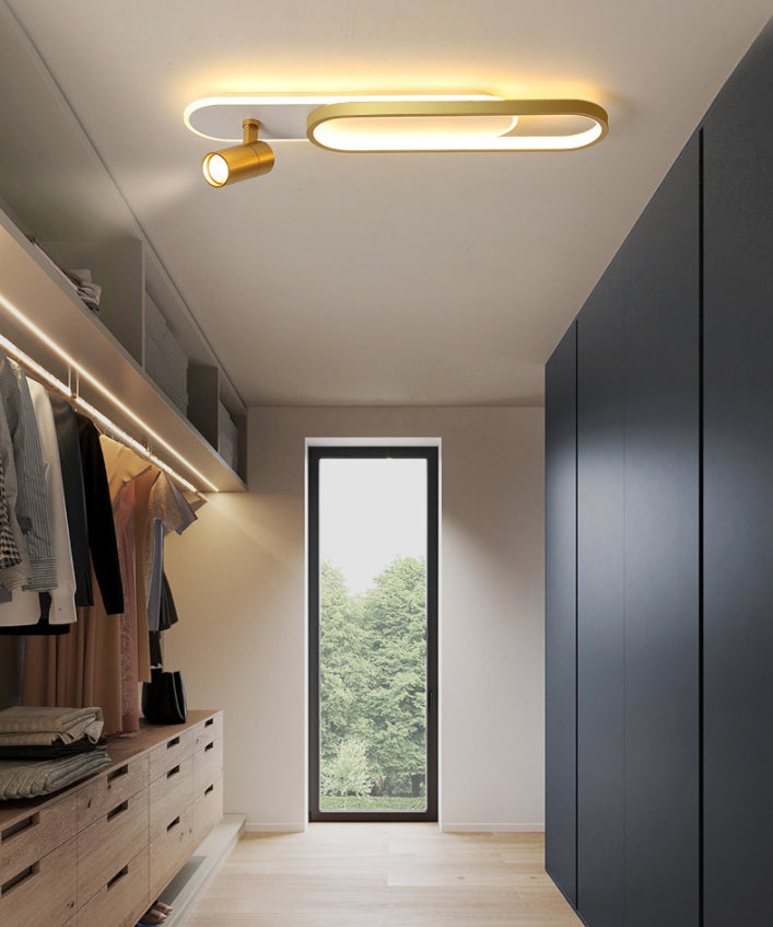 Industrielle Flush Mount Licht LED Beleuchtung Lineare Flush Mount Beleuchtung Tiered Flush Mount Licht im Schlafzimmer oder Garderobe