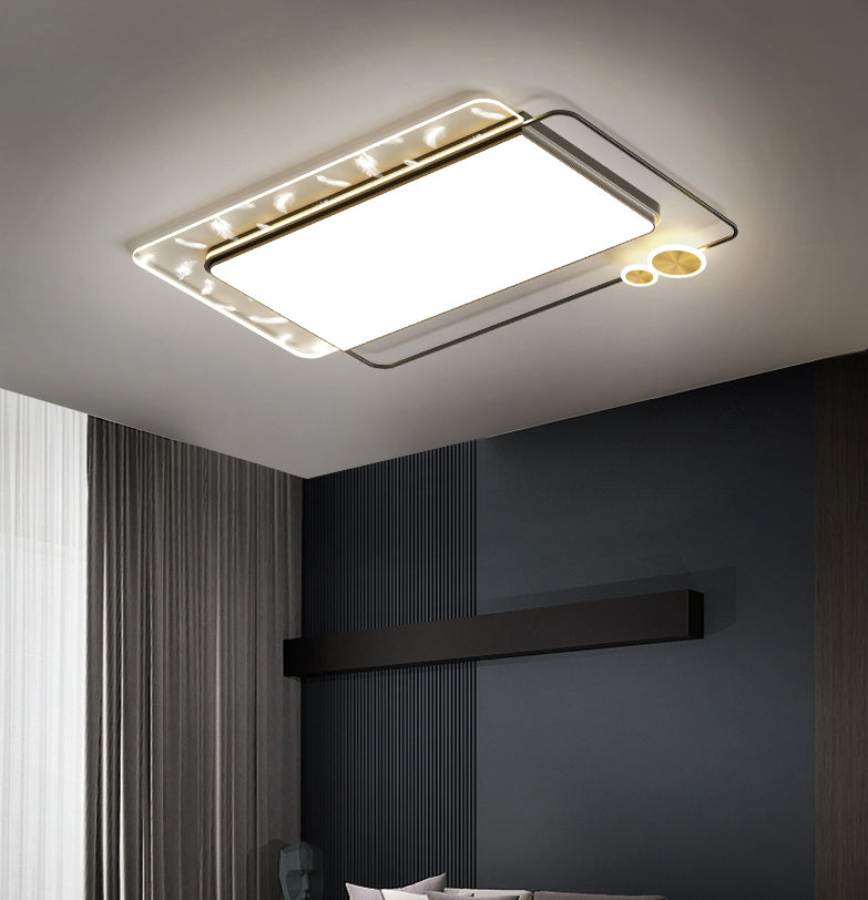 Montaggio semifulto a LED della hall geometrici in moderna luce del soffitto acrilico in stile conciso in stile conciso