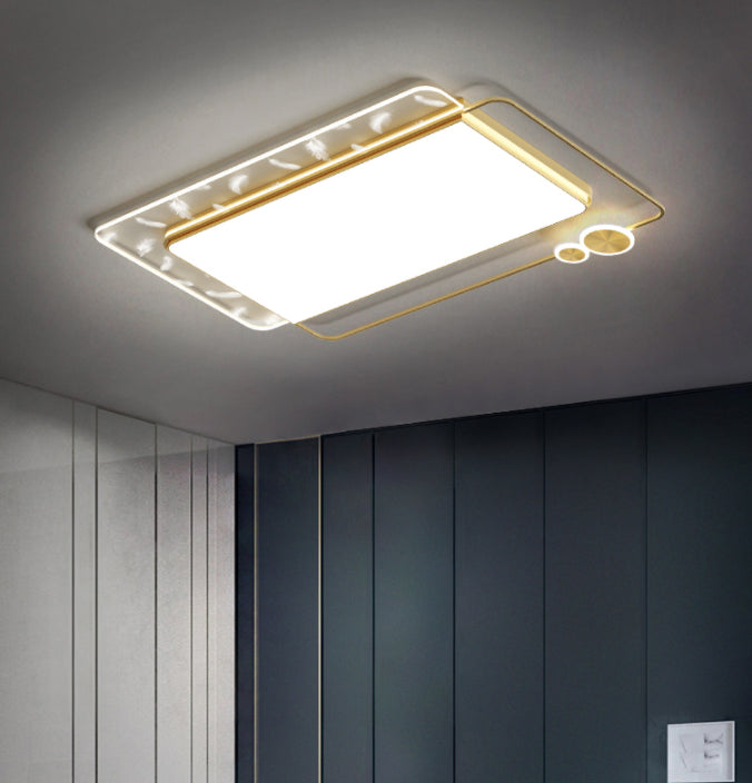 Montaggio semifulto a LED della hall geometrici in moderna luce del soffitto acrilico in stile conciso in stile conciso