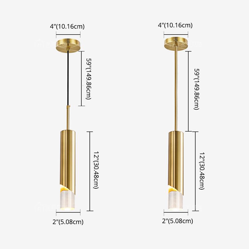 Lámpara de techo acrílico de los tubos de estilo minimalista moderno lámpara de techo acrílico para sala de estar