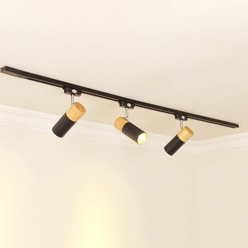 Nordic Track Lighting Oberfläche gemontiertes Wohnzimmer TV -Hintergrund Wand für Handelsbekleidungsgeschäft Einkaufszentrum Personalized Spotlight