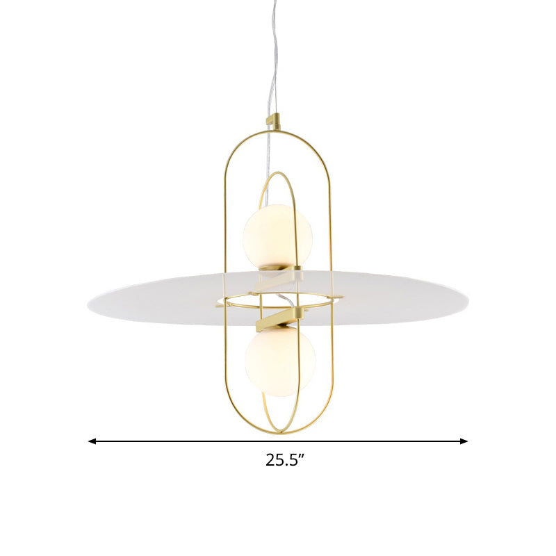 CHANDELIER LEIL VERRE BLANC STYLE DU CHANGEUR LEIL 2 LICTES LAVINE DE CUIET LAMPE AVEC DESIGNEMENTS DE COMME OVAUX