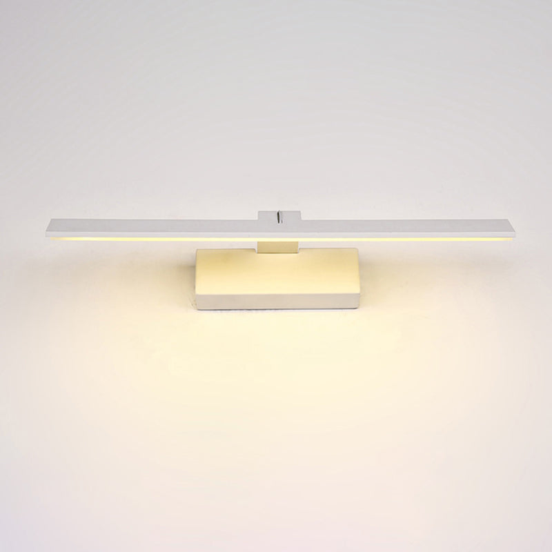 Lámpara de pared sombreada de estilo minimalista Batio acrílico Luz de pared montada en blanco