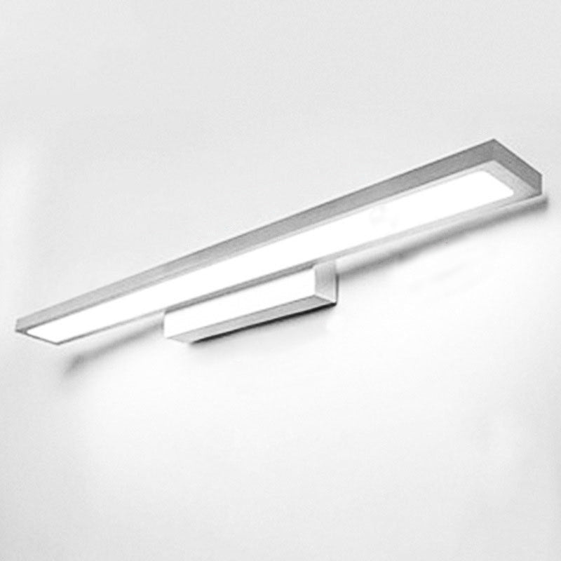 Metalen rechthoekige stenstoplamp Minimalistische LED -muur gemonteerd verlichtingsarmatuur minimalistisch