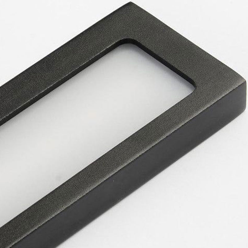Metal Rectangular Sconce Light Fixture Minimalist LED Wall Mounted Light Fixture